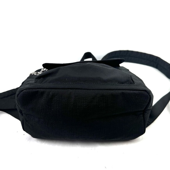 Kipling Backpack Black Nylon Shoulder Book Bag With Monkey Brand New - Picture 7 of 11